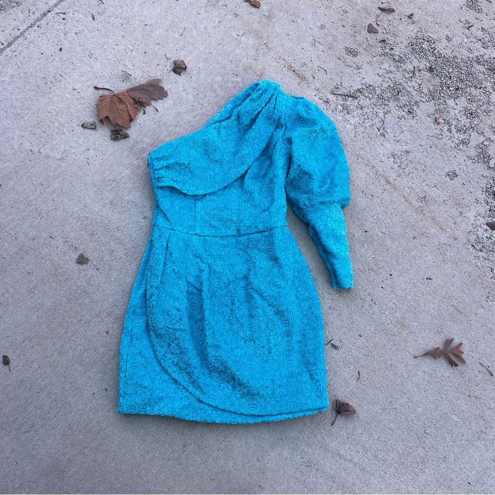 Majorelle NWT Penelope Mini Dress in Tahitian Blue